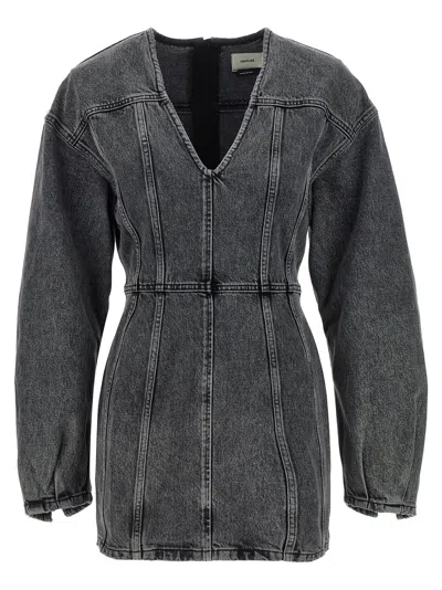 HAIKURE DENIM DRESS DRESSES GRAY