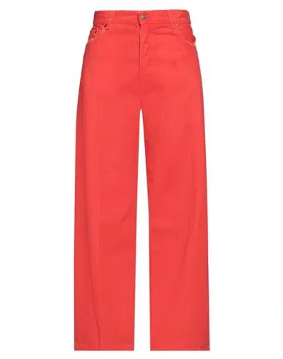 HAIKURE HAIKURE WOMAN JEANS TOMATO RED SIZE 29 COTTON, LYOCELL