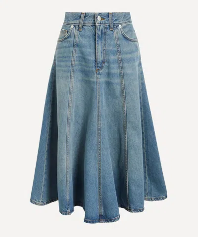 HAIKURE HAIKURE WOMEN'S SERENITY PANELLED DENIM SKIRT