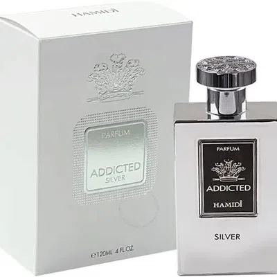 HAMIDI HAMIDI MEN'S ADDICTED SILVER PARFUM 4.0 OZ FRAGRANCES 6294015156232