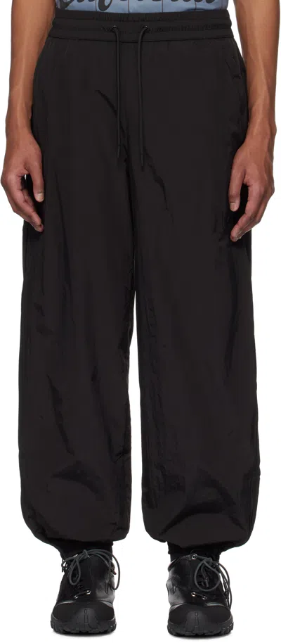 HAN KJOBENHAVN BLACK RELAXED TRACK TROUSERS