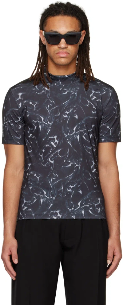 HAN KJOBENHAVN BLACK TRIBAL TURTLENECK