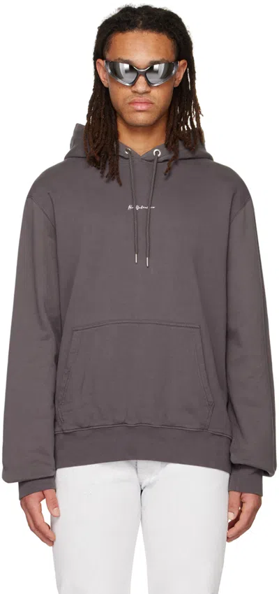 HAN KJOBENHAVN GRAY CASUAL HOODIE