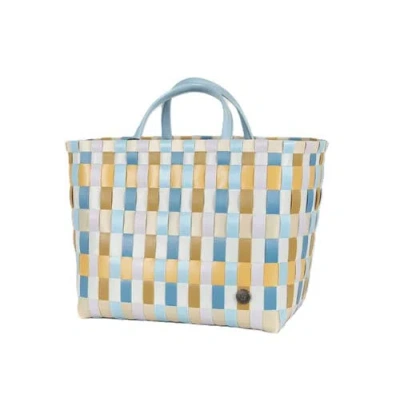 HANDED BY HANDED BY MULTITONE RECYCLED PLASTIC SHOPPER