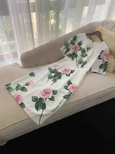 HANDMADE CUSTOM MADE TO ORDER WOMEN'S VINTAGE FLORAL A-LINE PARTY DRESS PLUS 1X-10X L671