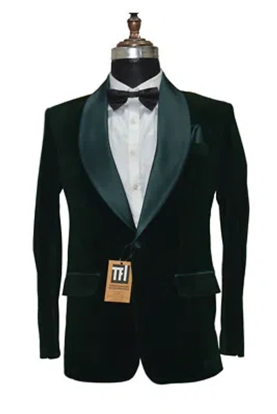 HANDMADE HERREN GRÜN RAUCHEN JACKEN DESIGNER HOCHZEIT PARTY KLEIDUNG BLAZER MANTEL