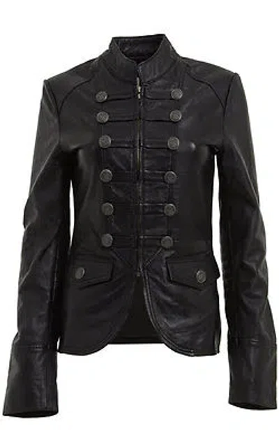 HANDMADE NEU DAMEN LEDERJACKE WEICH ECHT LAMMLEDER BIKER MOTORRAD MANTEL U-388