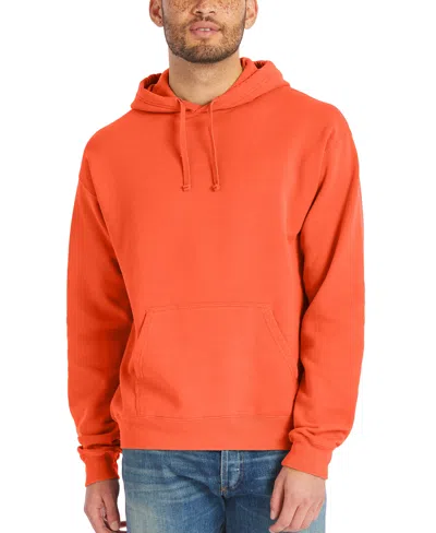 HANES MEN'S GARMENT DYED FLEECE HOODIE