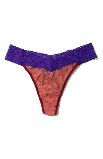 HANKY PANKY HANKY PANKY COLORPLAY ASSORTED 3-PACK ORIGINAL RISE THONGS
