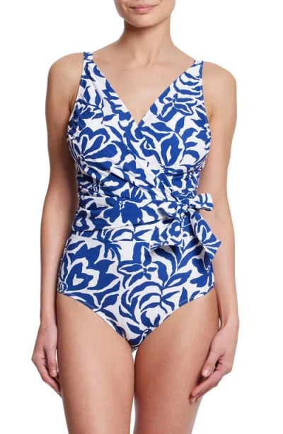 HANKY PANKY HANKY PANKY WRAP FRONT ONE-PIECE SWIMSUIT