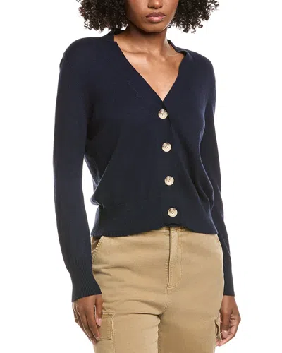 HANNAH ROSE FOUR-BUTTON CASHMERE-BLEND CARDIGAN