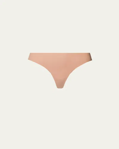 HANRO INVISIBLE COTTON LOW-RISE THONG