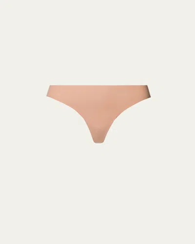 HANRO INVISIBLE COTTON LOW-RISE THONG