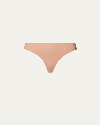 HANRO INVISIBLE COTTON LOW-RISE THONG