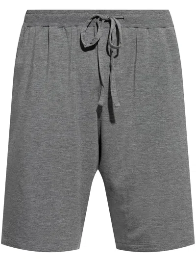 HANRO MÉLANGE-EFFECT TRACK SHORTS