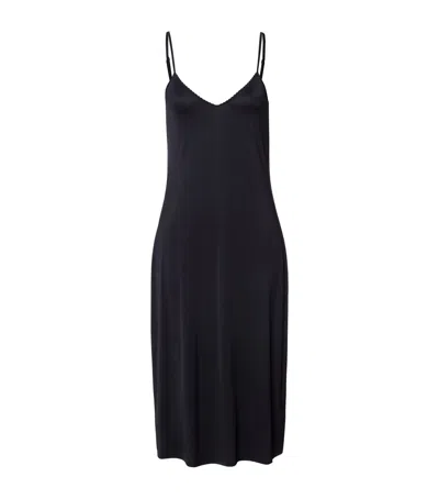 HANRO STRETCH-SATIN DELUXE SLIP DRESS