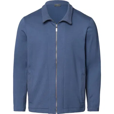 HANRO HANRO SMARTWEAR COTTON ZIP-UP JACKET