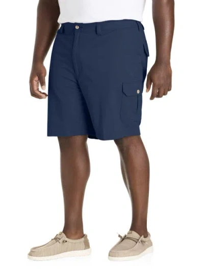 HARBOR BAY BY DXL HARBOR BAY BY DXL BIG & TALL CONTINUOUS COMFORT COTTON CARGO SHORTS