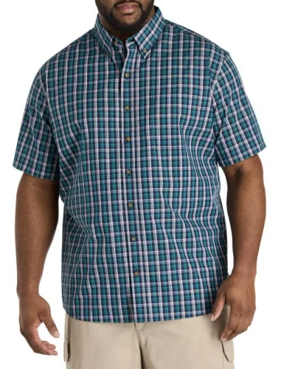 HARBOR BAY BY DXL HARBOR BAY BY DXL BIG & TALL EASY-CARE PLAID SPORT SHIRT