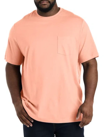 HARBOR BAY BY DXL HARBOR BAY BY DXL BIG & TALL MOISTURE-WICKING POCKET T-SHIRT