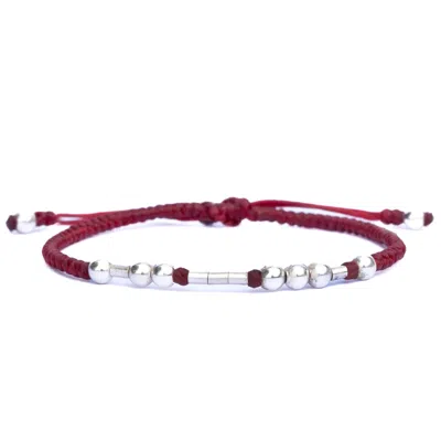 HARBOUR UK BRACELETS RED MORSE CODE WATERPROOF BRACELET FOR WOMEN – LOVE BRACELET