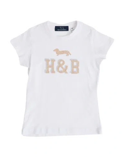 HARMONT & BLAINE HARMONT & BLAINE TODDLER GIRL T-SHIRT WHITE SIZE 6 COTTON