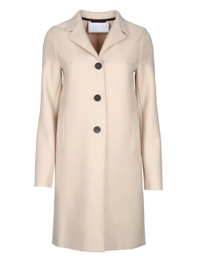 HARRIS WHARF LONDON BUTTON-UP WOOL COAT