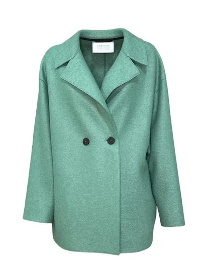 HARRIS WHARF LONDON WOMAN A2487 HARRIS WHARF LONDON - GREEN.