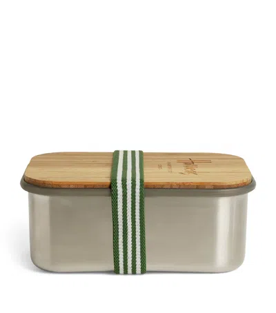 HARRODS BAMBOO-LID LUNCH BOX