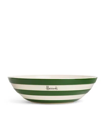 HARRODS CORNISH STRIPE SERVING BOWL