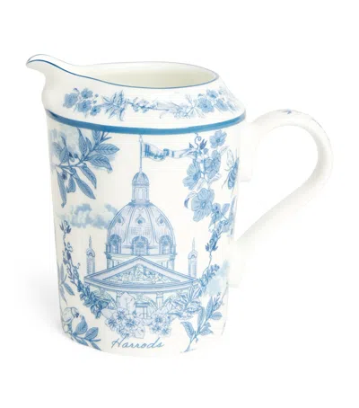 HARRODS BONE CHINA TOILE CREAMER