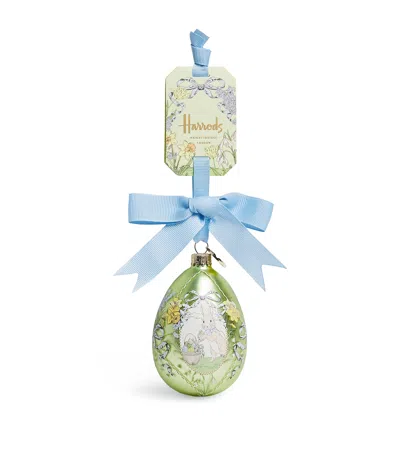 HARRODS GLASS EASTER EGG DECORATION