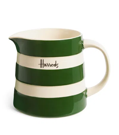 HARRODS LARGE CORNISH STRIPE JUG