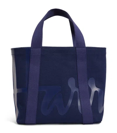 HARRODS MINI COTTON LOGO TOTE BAG