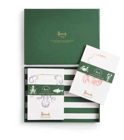 HARRODS SET OF 12 CHARACTER PLACE CARDS