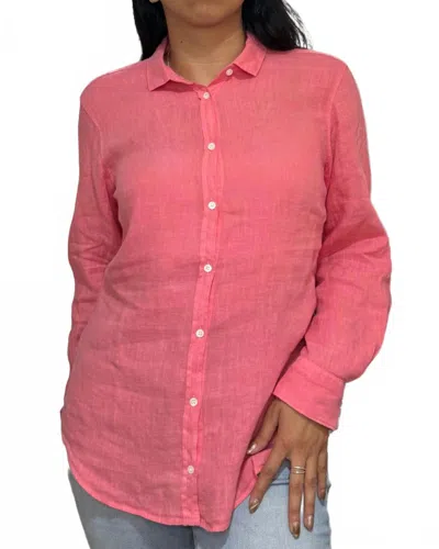 HARTFORD CORAZON WOVEN SHIRT IN HIBISCUS