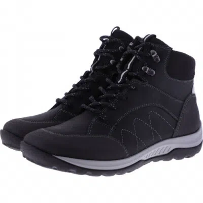 HARTJES HARTJES / MODELL: WALKER BOOT / SCHWARZ LEDER / WEITE: H / 1721202-0101 / DAMEN