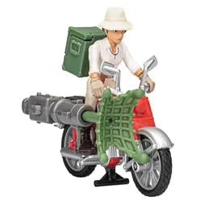 HASBRO 2.5 IN. INDIANA JONES WORLDS OF ADVENTURE HELENA SHAW WITH MOTORCYCLE FIGURE & VEHICLE - PACK OF 4