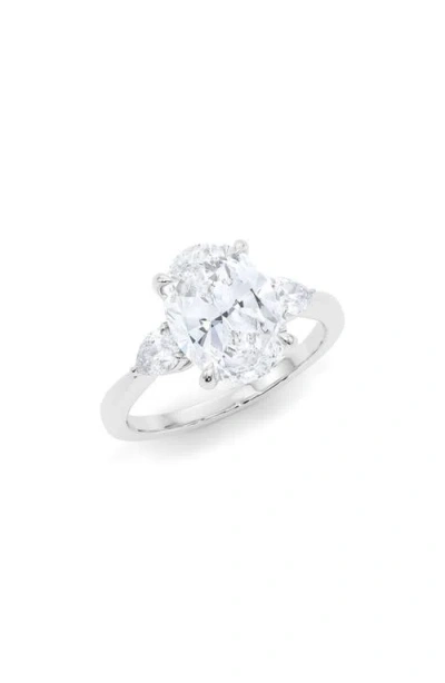 HAUTECARAT HAUTECARAT OVAL & PEAR CUT LAB GROWN DIAMOND RING