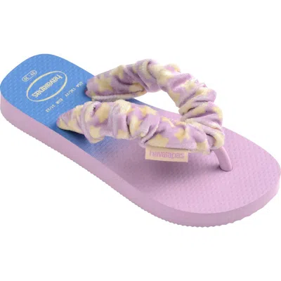 HAVAIANAS HAVAIANAS KIDS' FLUFFY FLIP FLOP