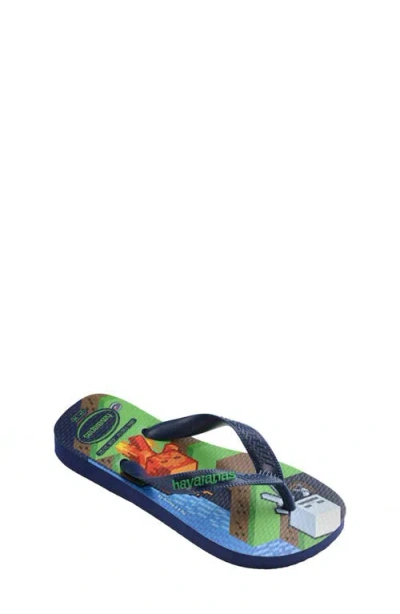 HAVAIANAS HAVAIANAS KIDS' MINECRAFT FLIP FLOP