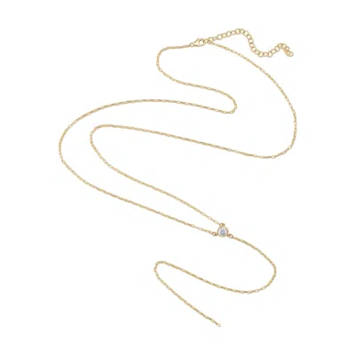 HEATHER HAWKINS JEWELRY WOMEN'S STARRY EYED LONG Y NECKACE - GOLDFILLED