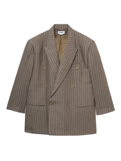 HED MAYNER PINSTRIPED BLAZER