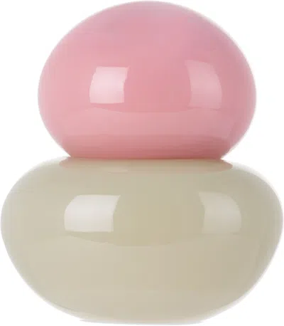 HELLE MARDAHL PINK & GREEN BONBONNIERE DISH