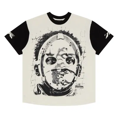 HELLSTAR HELLSTAR 777 PATH 2 PARADISE T-SHIRT 'WHITE/BLACK'