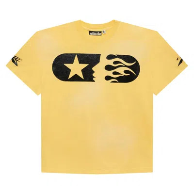 HELLSTAR HELLSTAR MARATHON T-SHIRT 'YELLOW'
