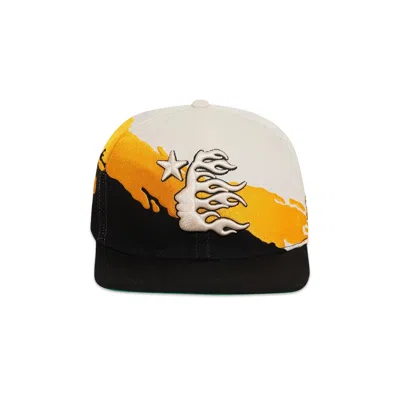 HELLSTAR HELLSTAR PAINTBRUSH SNAPBACK HAT 'ORANGE/BLACK'