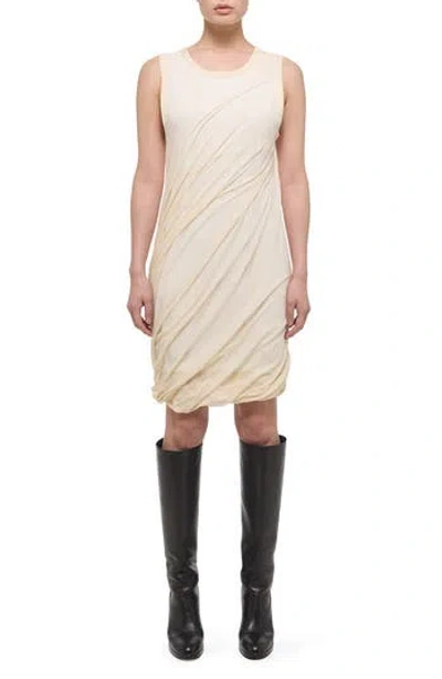 HELMUT LANG HELMUT LANG BUBBLE HEM COTTON DRESS