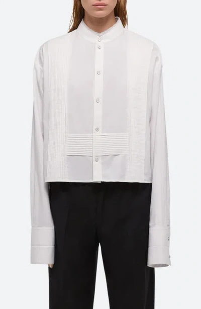 HELMUT LANG HELMUT LANG COLLARLESS TUXEDO SHIRT