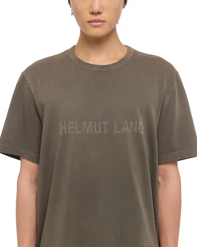 HELMUT LANG LAZER SHORT SLEEVE LOGO TEE